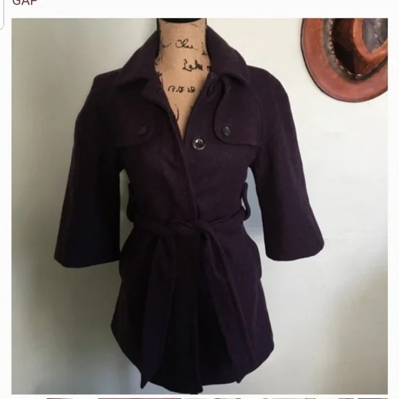 Cute Gap purple coat - Picture 3 of 5